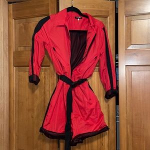 FashionNova Red Utility Romper